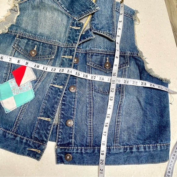 Patchwork TREE 🌳 of life upcycled quilted detailing prairie southwestern vibe - Picture 12 of 12